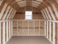 8x10 Heavy Duty Mini Barn Storage Shed Interior