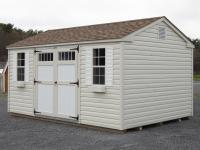 10x16 A Frame Style Storage Shed with Vinyl Siding at Pine Creek Structures of Hegins